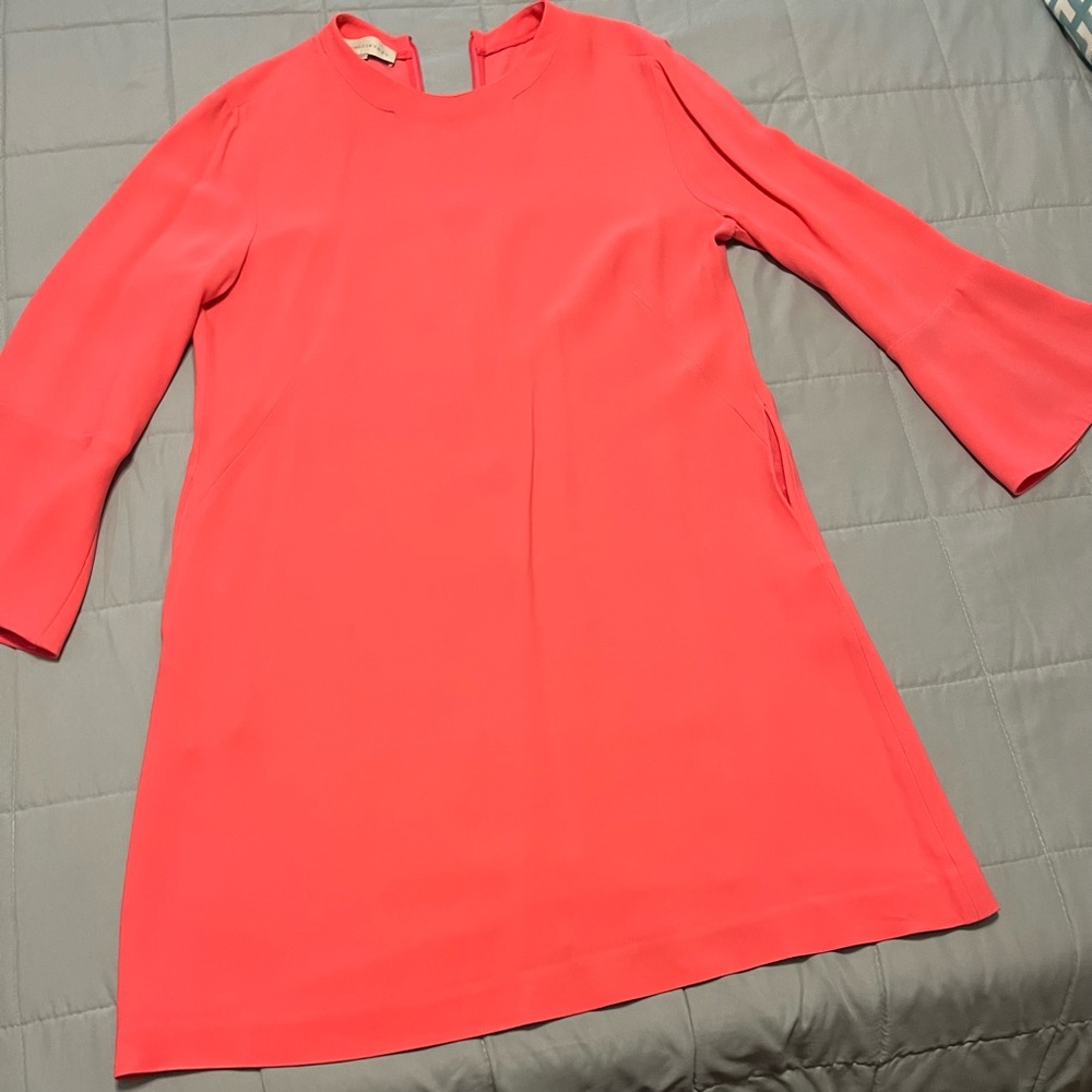 Beautiful short dress, pink/coral color